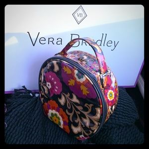 Vera Bradley Multi-Zipper Travel Make-Up Case